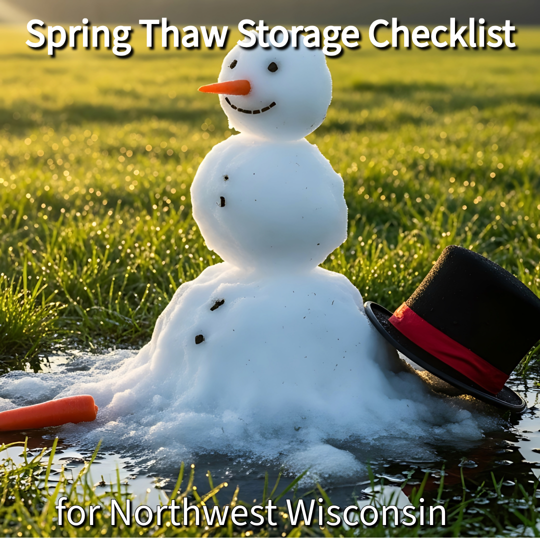 Spring Thaw Storage Checklist for Northwest Wisconsin